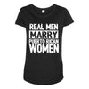 marry puerto rican woman Maternity Scoop Neck T-shirt