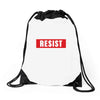 resist hypebeast Drawstring Bags