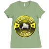 piano shirt fear the piano funny Ladies Fitted T-Shirt