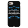 Dear Daddy, Thanks for Being my Dad Baby Boy Letter to Father iPhone 8
