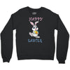 Bunny Happy Easter Crewneck Sweatshirt