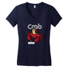 crab Women's V-Neck T-Shirt