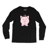 cute surprised pig pig Long Sleeve Shirts