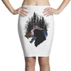 Mononoke Hime Siluet Pencil Skirts