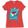 monster hearts you Ladies Fitted T-Shirt