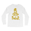 uomo dakar stampa oro moto deserto parigi africa sport Long Sleeve Shirts