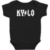 back in black Baby Bodysuit
