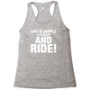 Eat Sleep Ride Racerback Tank