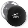 Plane Pin-back button