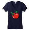 apple burster Women's V-Neck T-Shirt