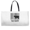 you can't love animals and eat them too! Weekender Totes