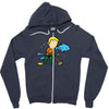 part time job   aquarium Zipper Hoodie
