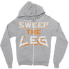 sweep the leg Zipper Hoodie