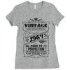 Vintage Aged To Perfection 1964 Ladies Fitted T-Shirt