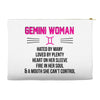Gemini Woman Accessory Pouches