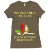 no science no life alternative fact ear Ladies Fitted T-Shirt
