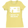 i want to believe Ladies Fitted T-Shirt