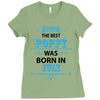 The Best Poppy Was Born In July Ladies Fitted T-Shirt