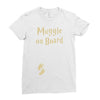 Muggle On Board Ladies Fitted T-Shirt