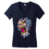 space monkey Women's V-Neck T-Shirt