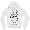 will run for pizza Zipper Hoodie