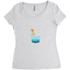 Jumping See Women's Triblend Scoop T-shirt