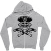 retro pirate Zipper Hoodie