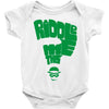 riddle me this! Baby Onesie