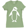 penguin funny Ladies Fitted T-Shirt