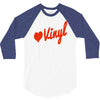 love vinyl 3/4 Sleeve Shirt