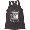 vintage made in 1960 perfectly aged a living legend Racerback Tank