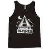 white ink camping is in tents funny Tank Top
