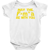 may the f= m.a be with you Baby Onesie