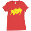 bull spain espana football animal tee all present sz new Ladies Fitted T-Shirt