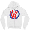 mod vw volkswagen dub logo Zipper Hoodie