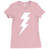 lightening bolt Ladies Fitted T-Shirt