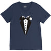 tuxedo long sleeve V-Neck Tee