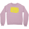 danger danger friend zone funny slogan Crewneck Sweatshirt