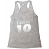 team 10 silver Racerback Tank