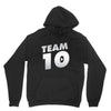 team 10 silver Unisex Hoodie