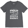 proud dad 3 V-Neck Tee