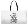 anxiety attack Weekender Totes