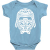 kylo ren helmet w Baby Onesie