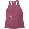 banksy headshot butterfly Racerback Tank