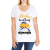 alaska is calling and i must go Ladies Curvy T-Shirt