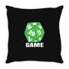 game Throw Pillow