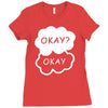 okay okay Ladies Fitted T-Shirt