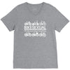 bikesexual i'll ride just about anything V-Neck Tee