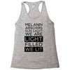 we lit Racerback Tank