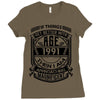 Things Better 1991 Age Approach Magnificent Ladies Fitted T-Shirt